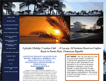 Tablet Screenshot of dominicanluxuryresort.com